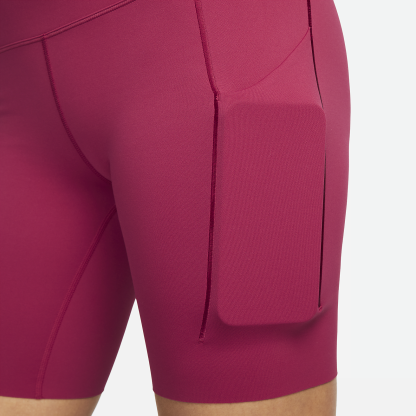 Universa - Women's Medium-Support High-Waisted 8" Biker Shorts with Pockets