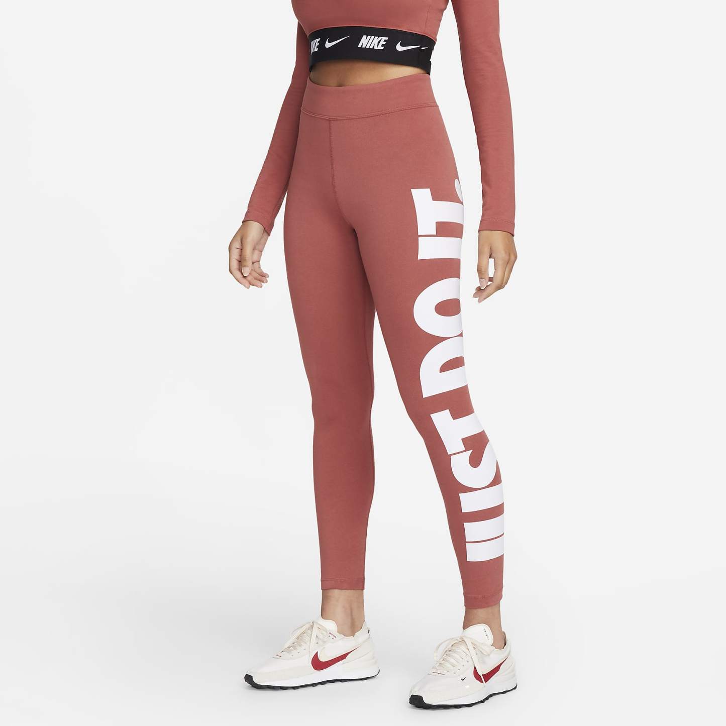 Sportswear Essential - Women's High-Waisted Graphic Leggings