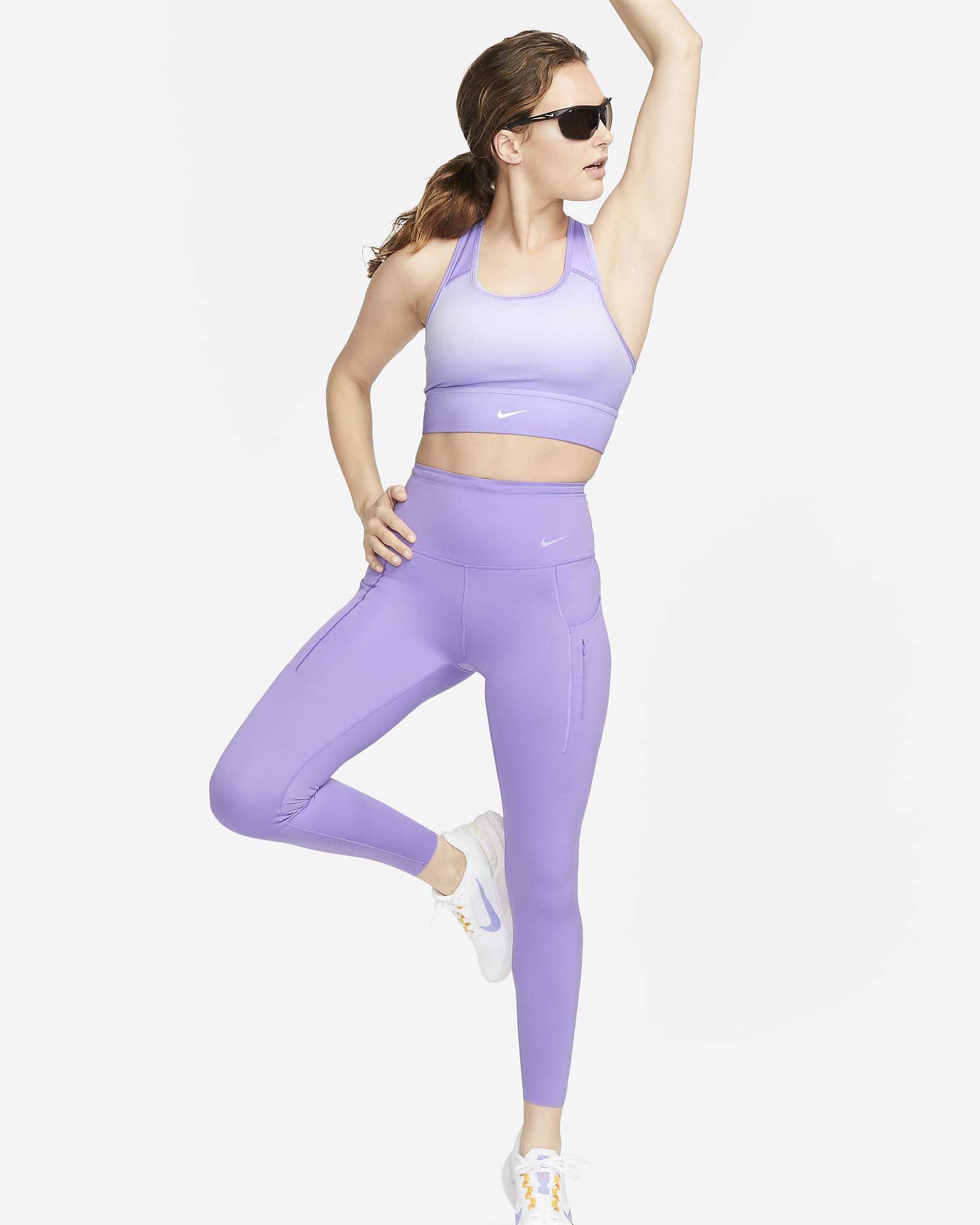 Women's Firm-Support High-Waisted 7/8 Leggings with Pockets