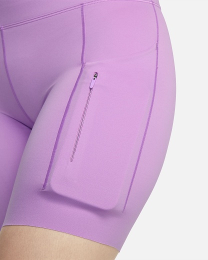 Women's Firm-Support High-Waisted 8" Biker Shorts with Pockets