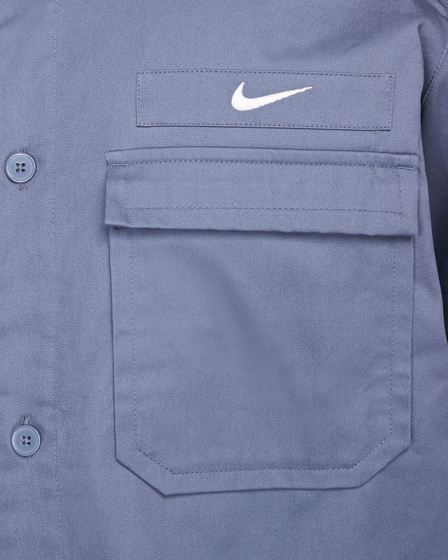 Men's Woven Military Short-Sleeve Button-Down Shirt