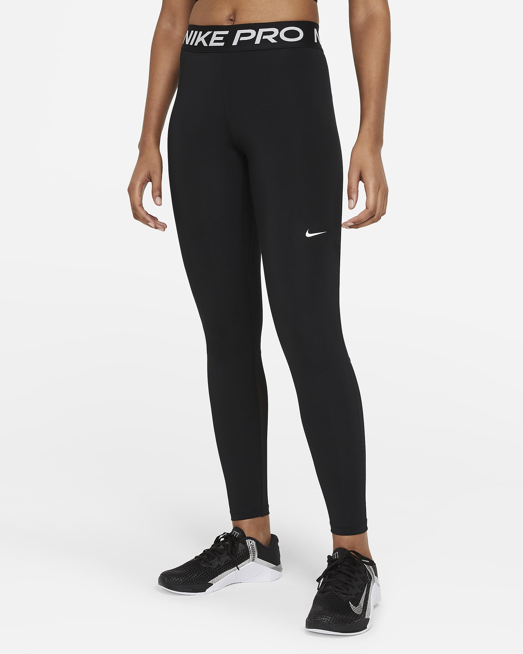 Women's Mid-Rise Mesh-Paneled Leggings
