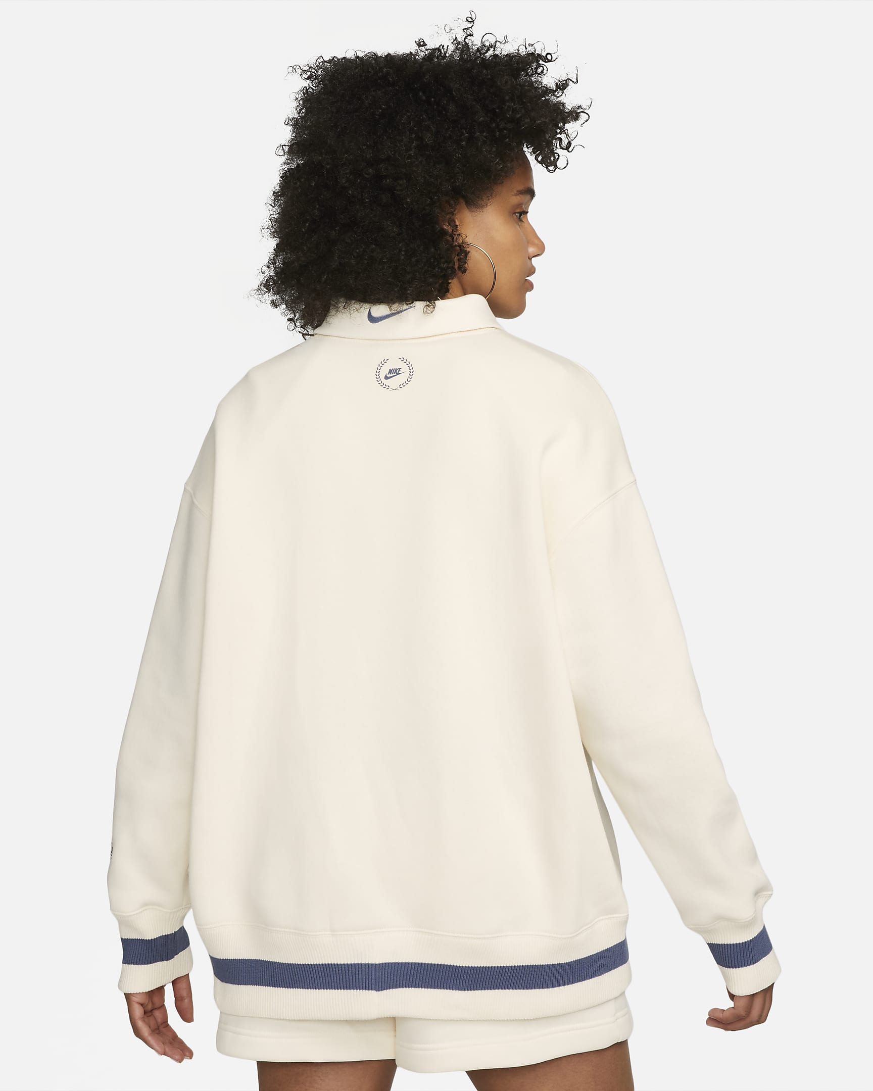 Women's Oversized Crew-Neck Sweatshirt