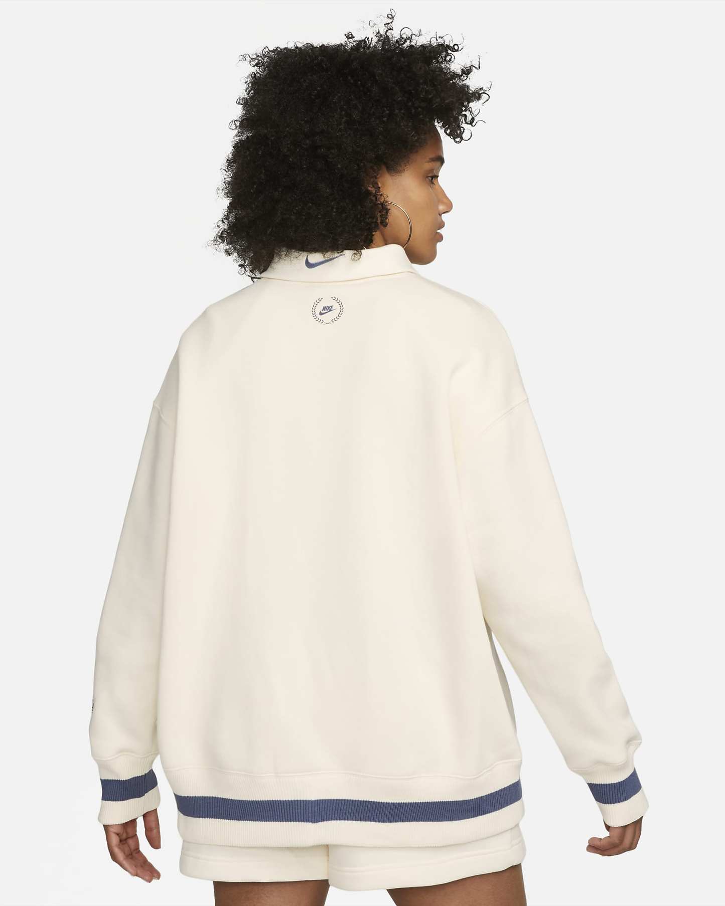 Women's Oversized Crew-Neck Sweatshirt