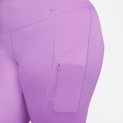 Go - Women's Firm-Support High-Waisted Cropped Leggings with Pockets (Plus Size)