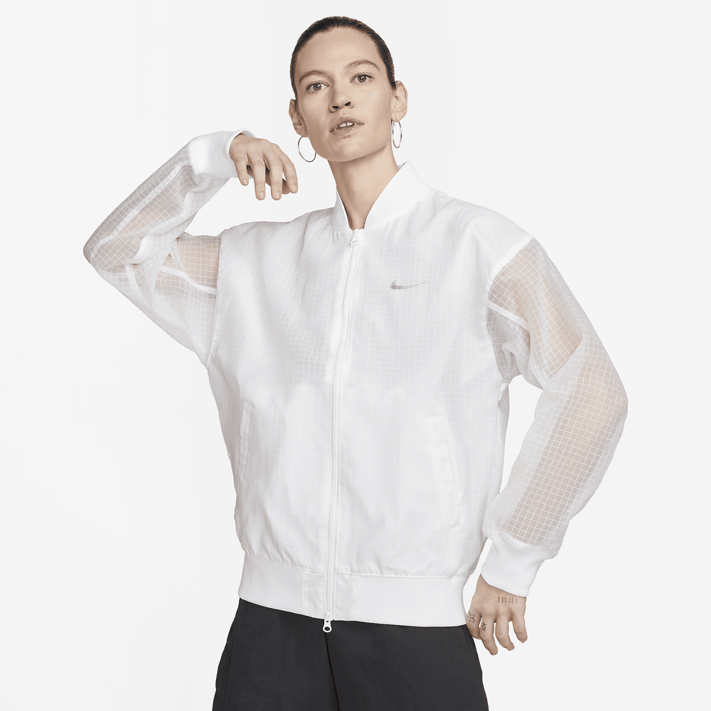 Sportswear Essentials - Women's Woven Varsity Bomber Jacket