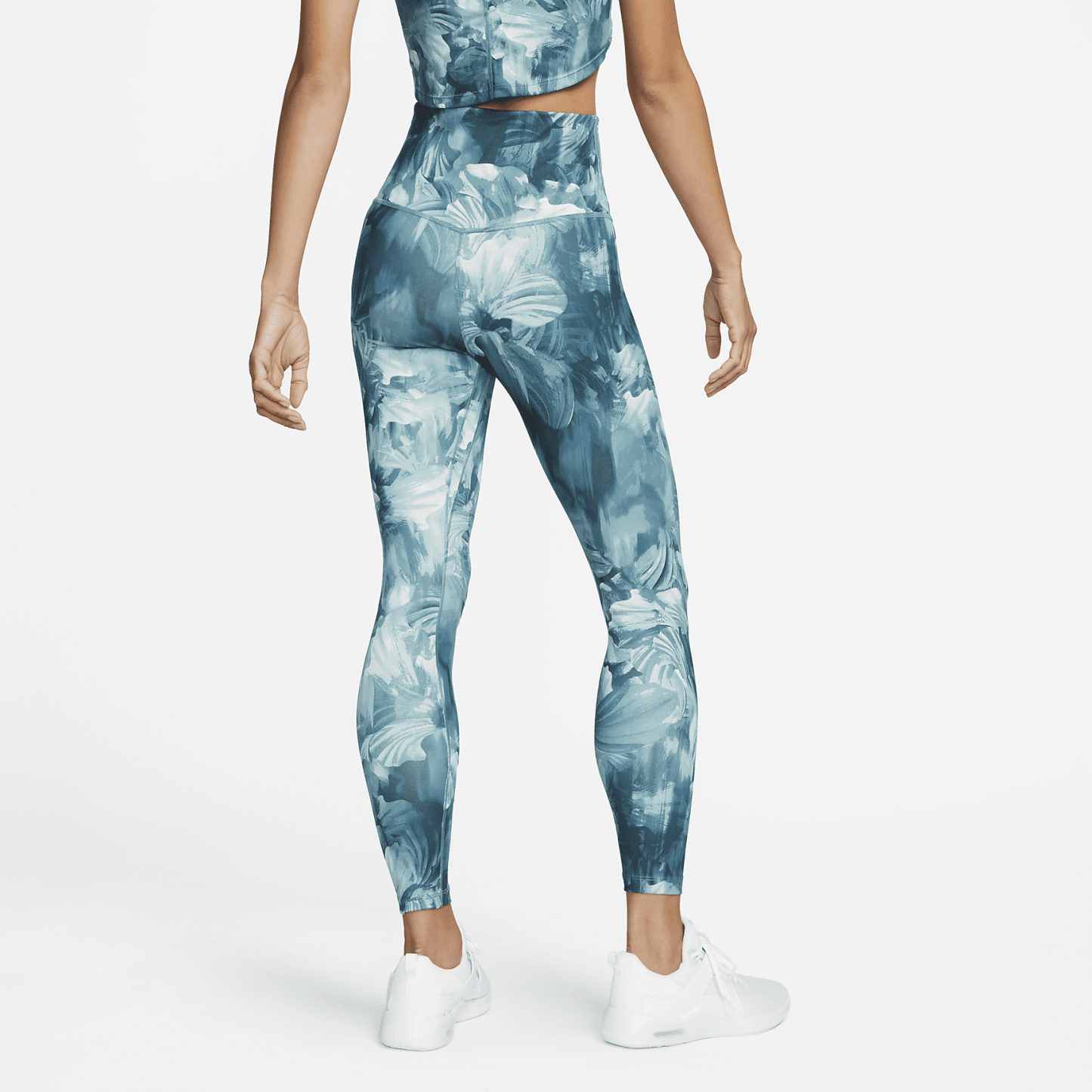 One - Women's High-Waisted 7/8 Allover Print Leggings