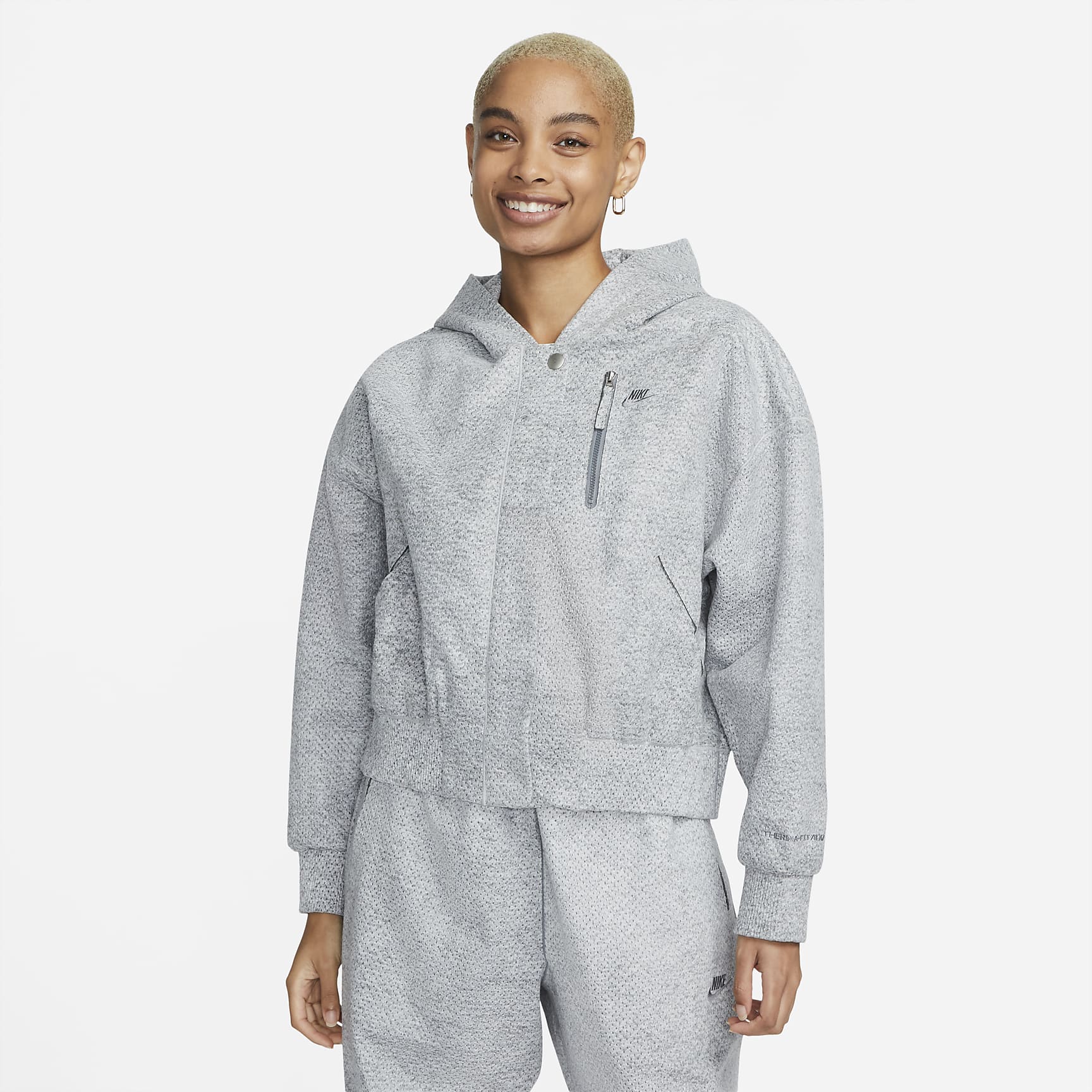 Forward Bomber Jacket - Women's Hooded Jacket
