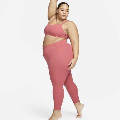 Zenvy - Women's Gentle-Support High-Waisted 7/8 Leggings (Plus Size)