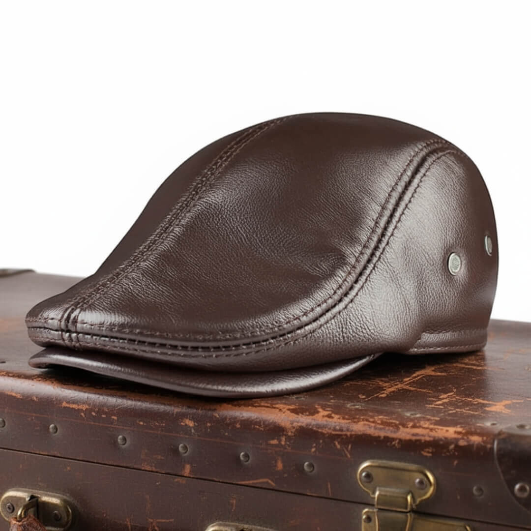 Leather Ivy Cap | TURIN