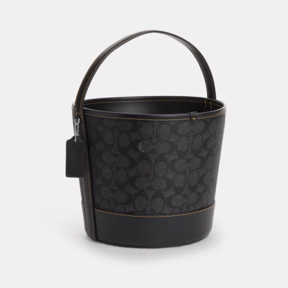 Trick Or Treat Bucket In Signature Canvas With Halloween Graphic