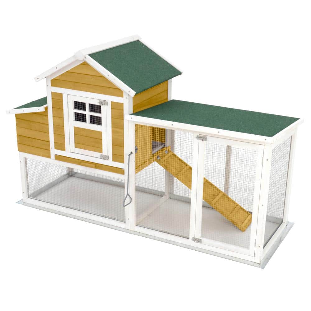 Animal House Large 74 in. Modular Chicken Coop Poultry and Hen House w