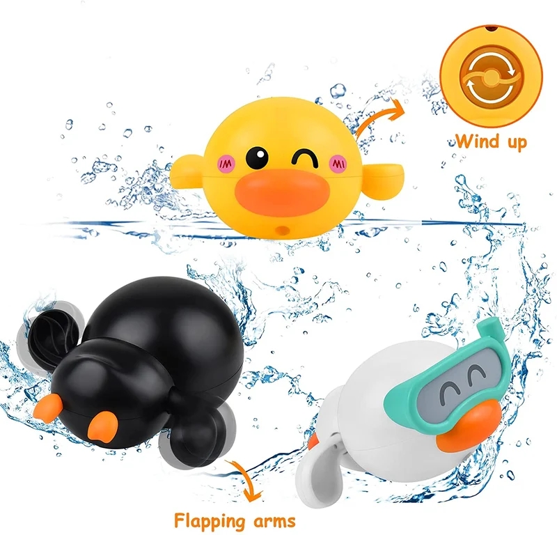 Baby Bath Toys Floating Ducks (3 PCS)
