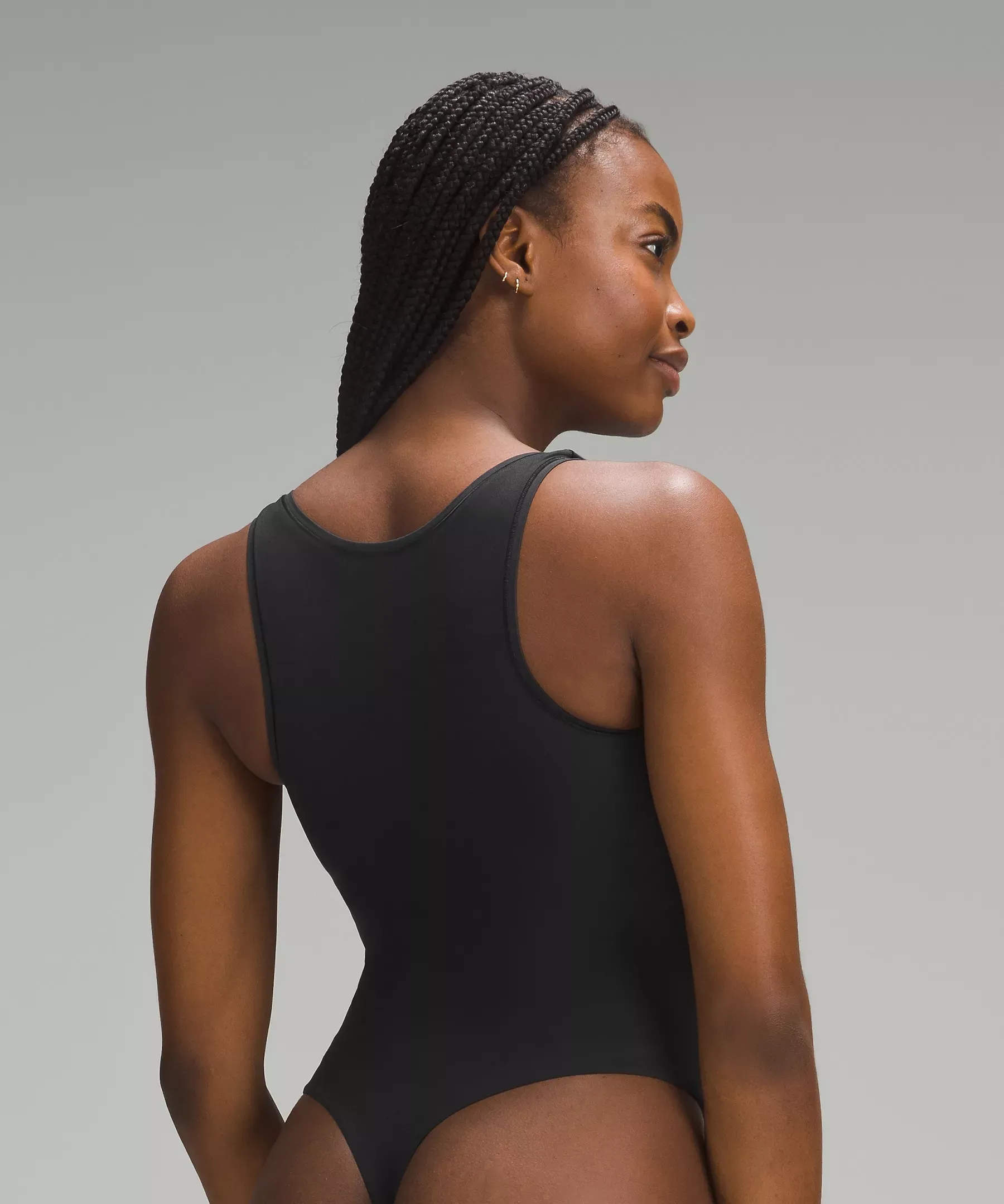 Lululemon 女士Wundermost 超柔 Nulu 方領無袖連身衣