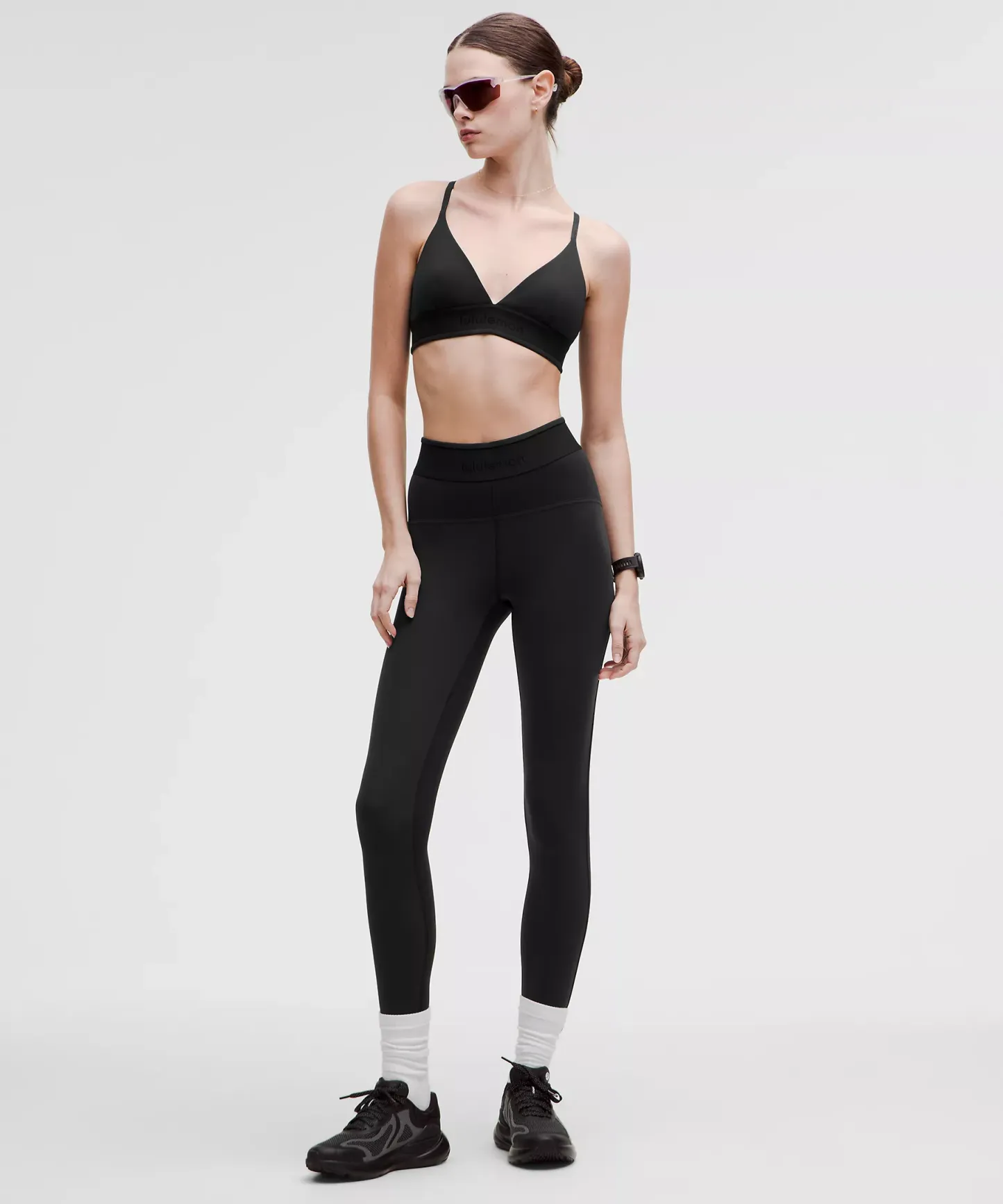 Lululemon 女士License to Train 高腰訓練緊身褲 25 吋（Logo 款）