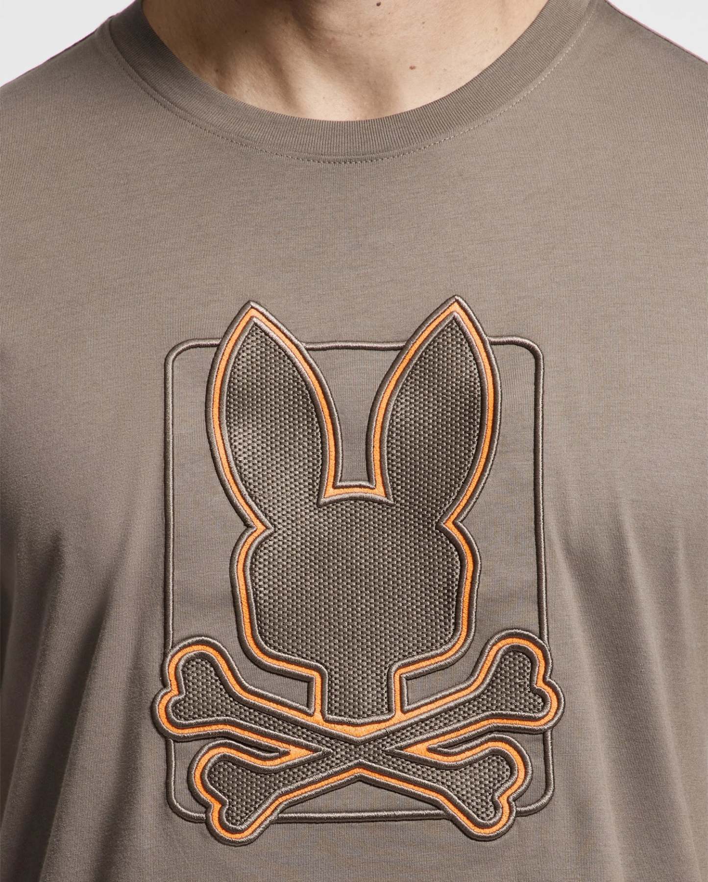 Psycho Bunny 男士 Pierce 刺繡圖案 T 恤