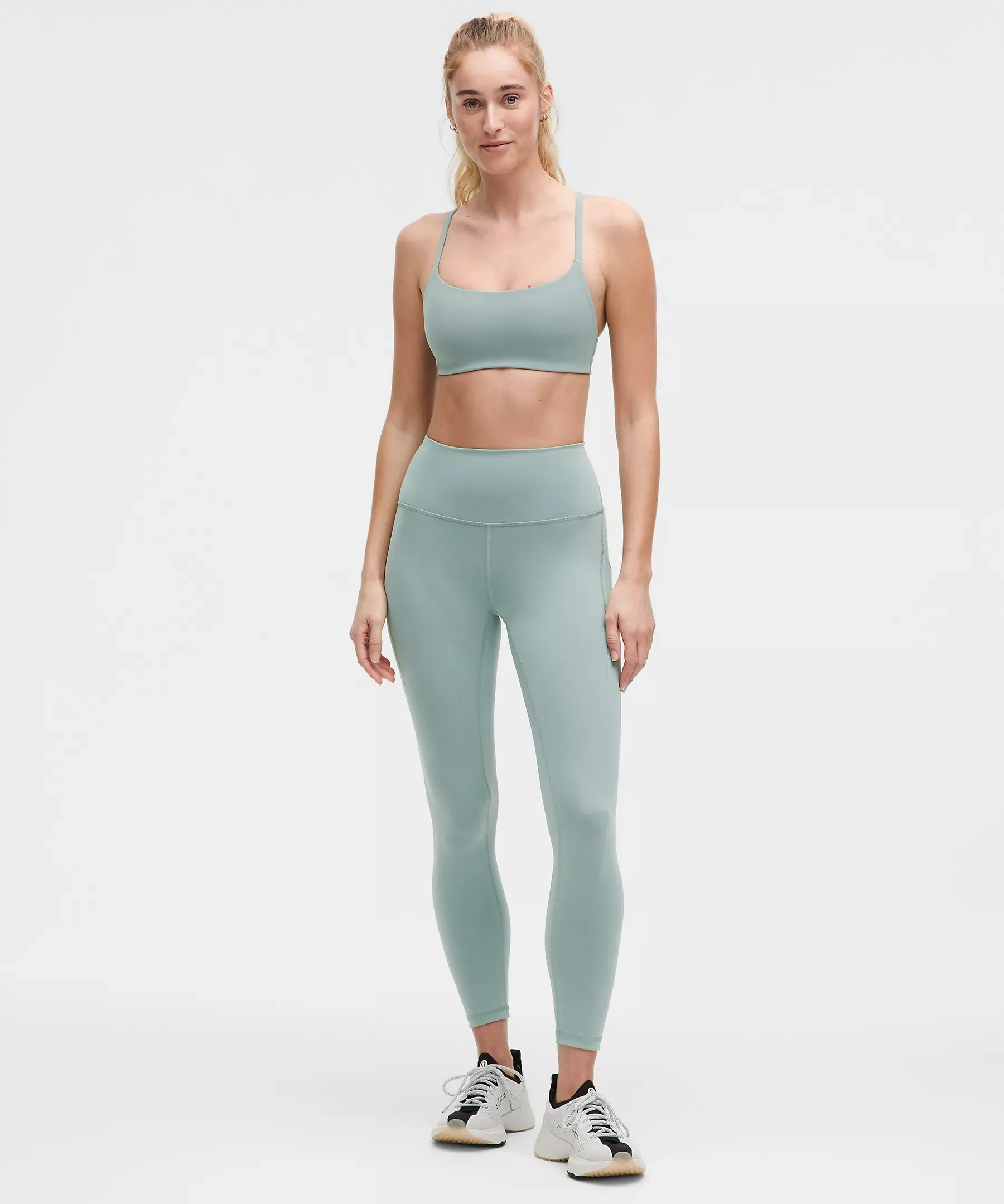 Lululemon 女士Wunder Train 高腰緊身褲 25 吋（附口袋