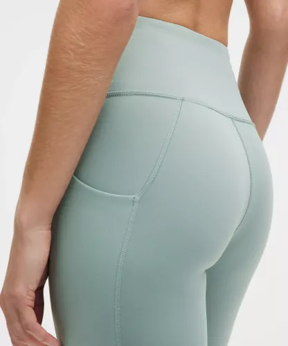 Lululemon 女士Wunder Train 高腰緊身褲 25 吋（附口袋