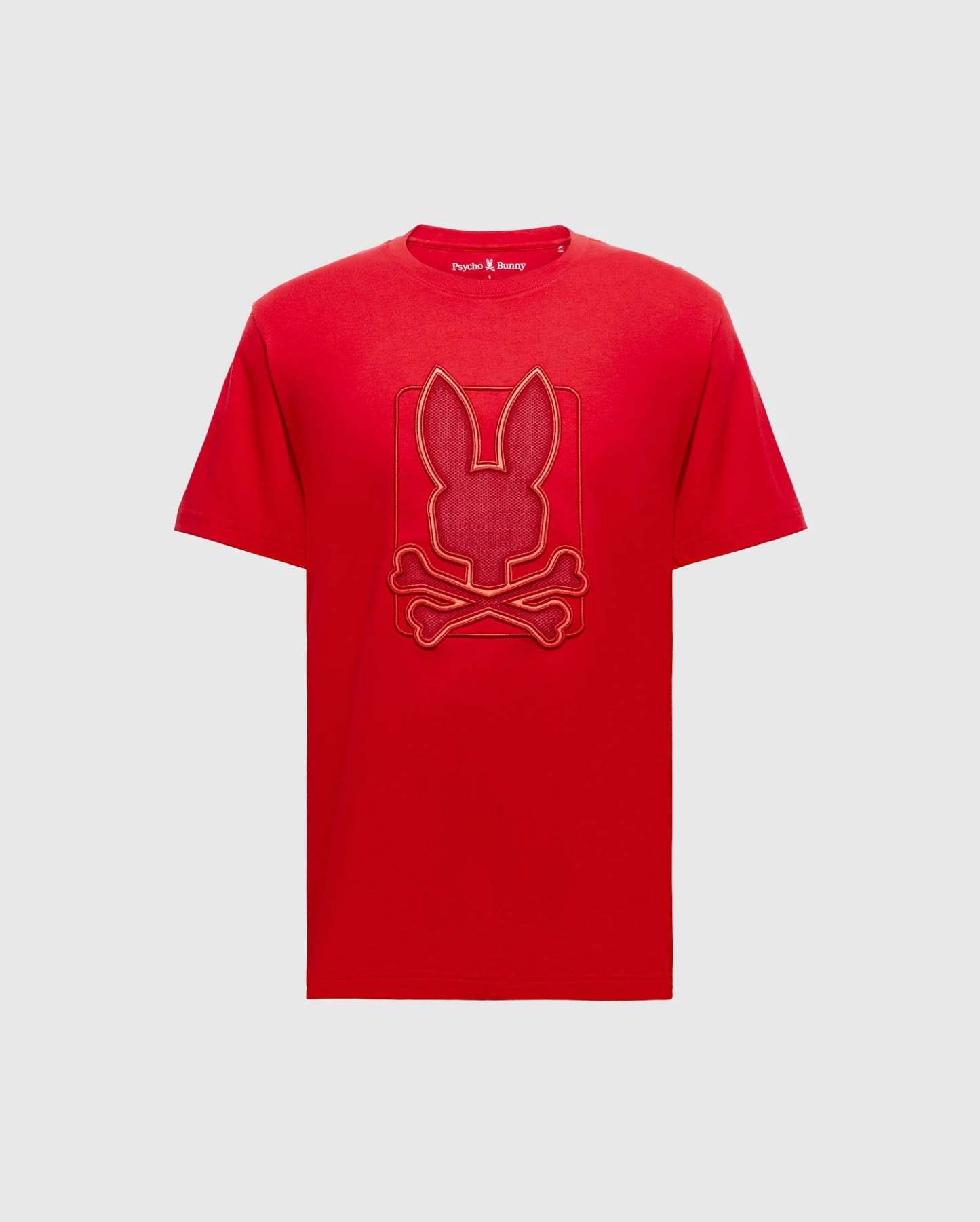 Psycho Bunny 男士 Pierce 刺繡圖案 T 恤