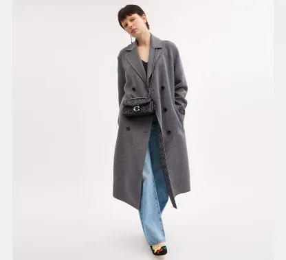 COACH 專櫃 Tabby 肩背包 20（枕頭絎縫與水晶鉚釘款）