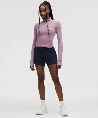 Lululemon 女士It's Rulu 升級版短版半拉鍊上衣