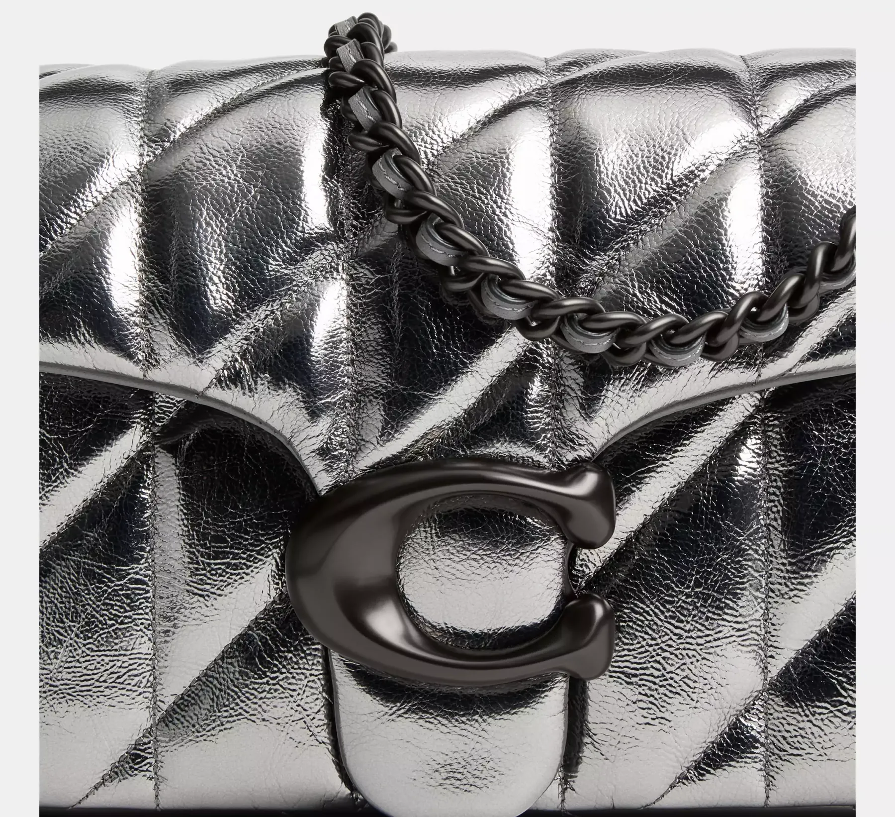 COACH 專櫃 Tabby 肩背包 26（絎縫款）