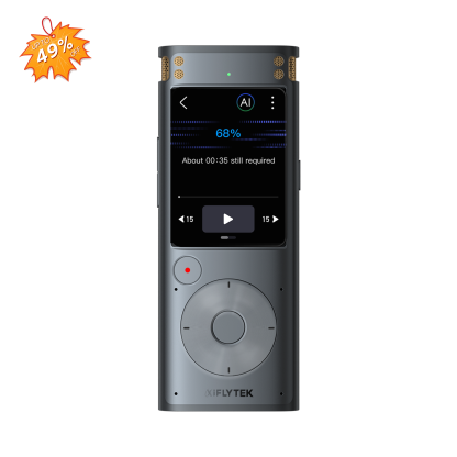 iFLYTEK Smart Recorder, Support Offline Voice Transcription in Real Time