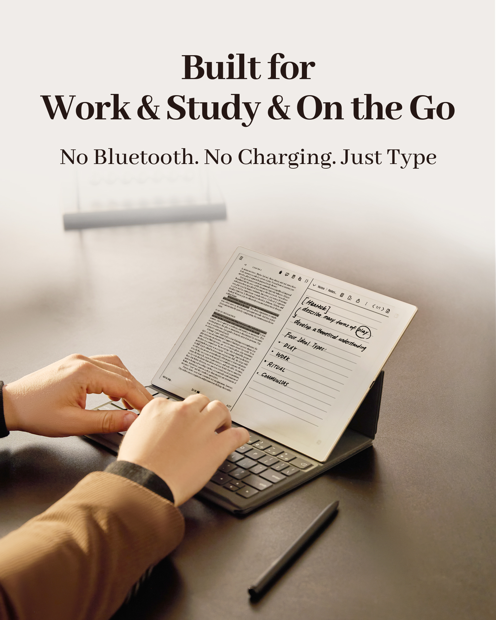 AINOTE 2 Type Folio Keyboard