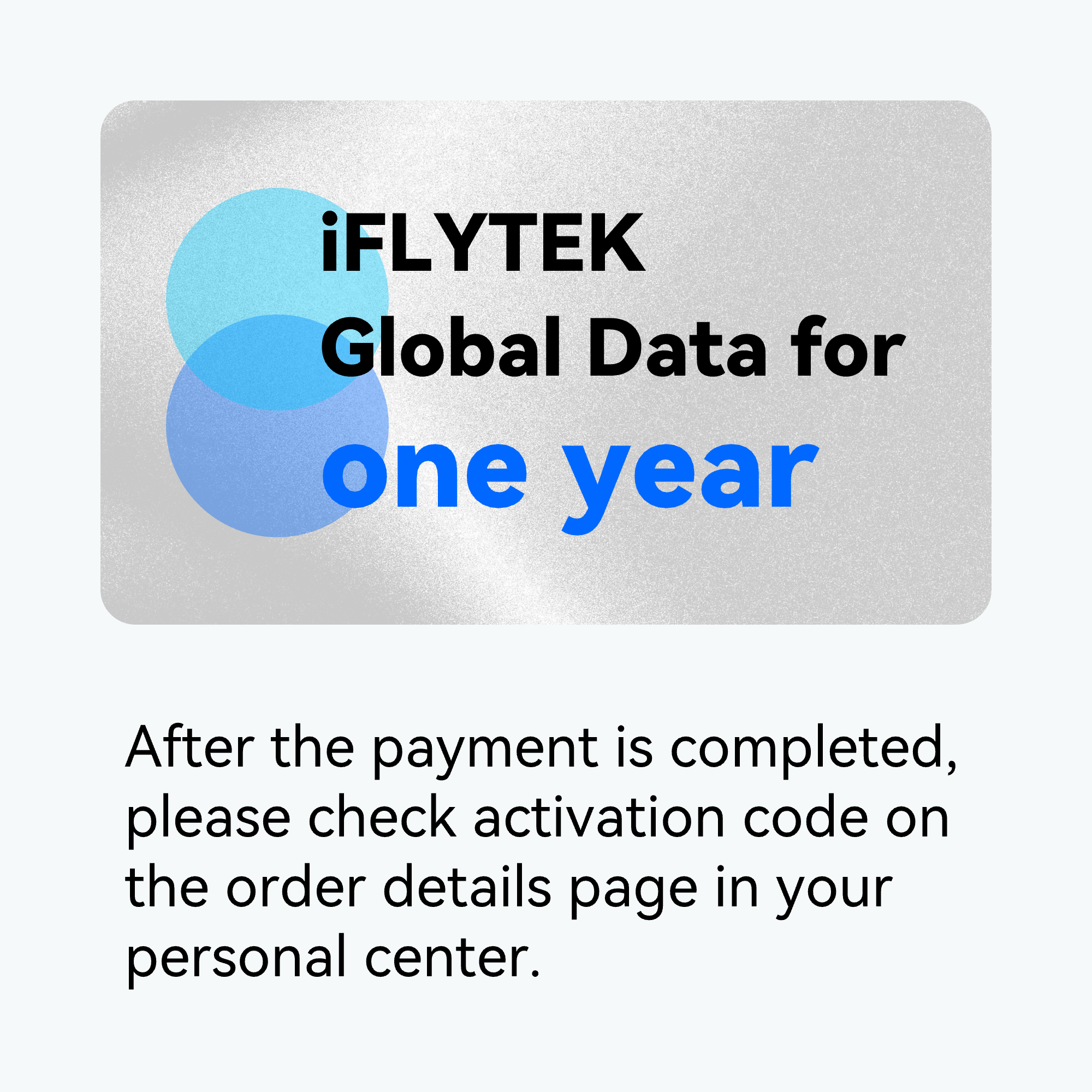 iFLYTEK Global Data, Support for 140+ countries and regions.
