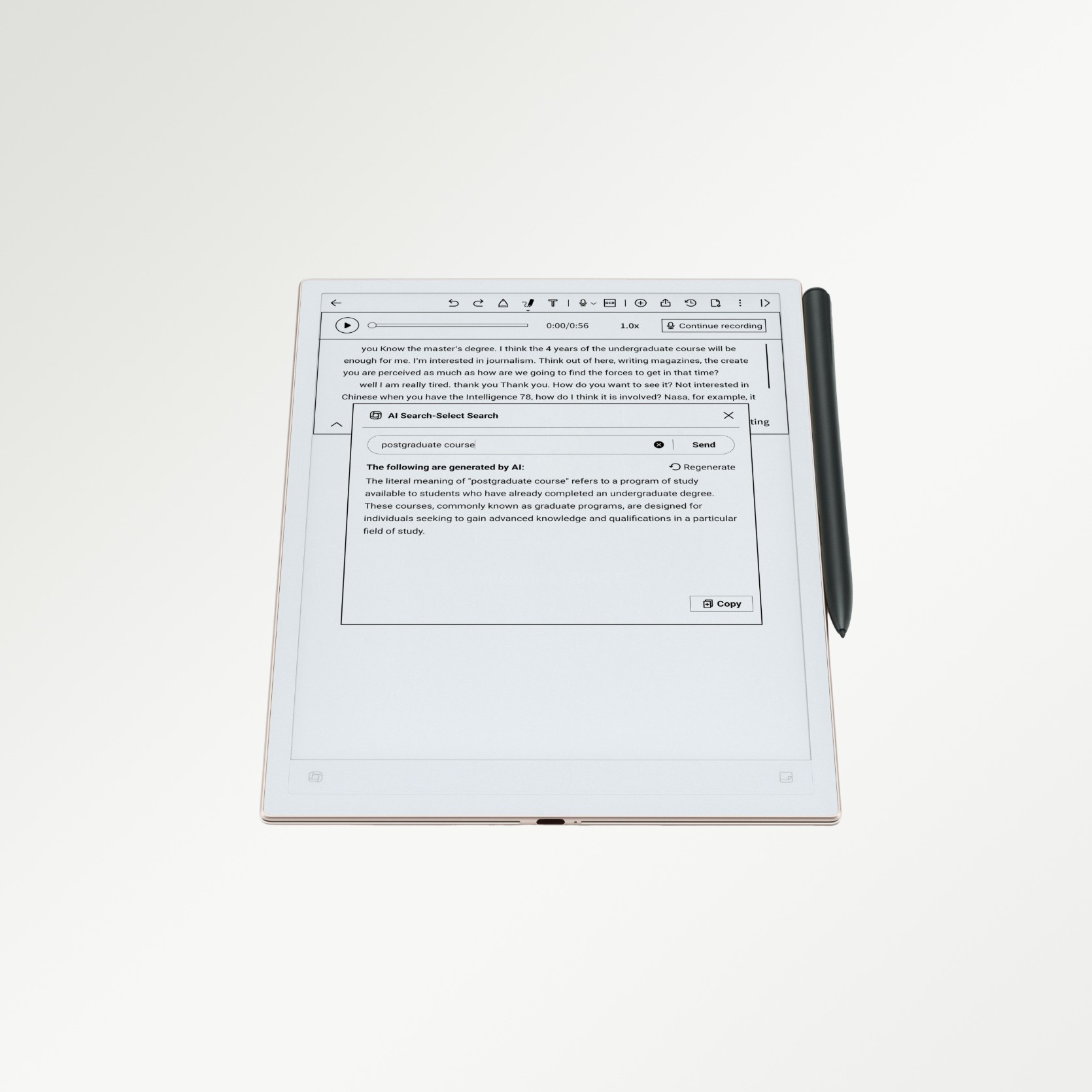 iFLYTEK AINOTE 2, The World's First GPT-5-Powered Paper Tablet