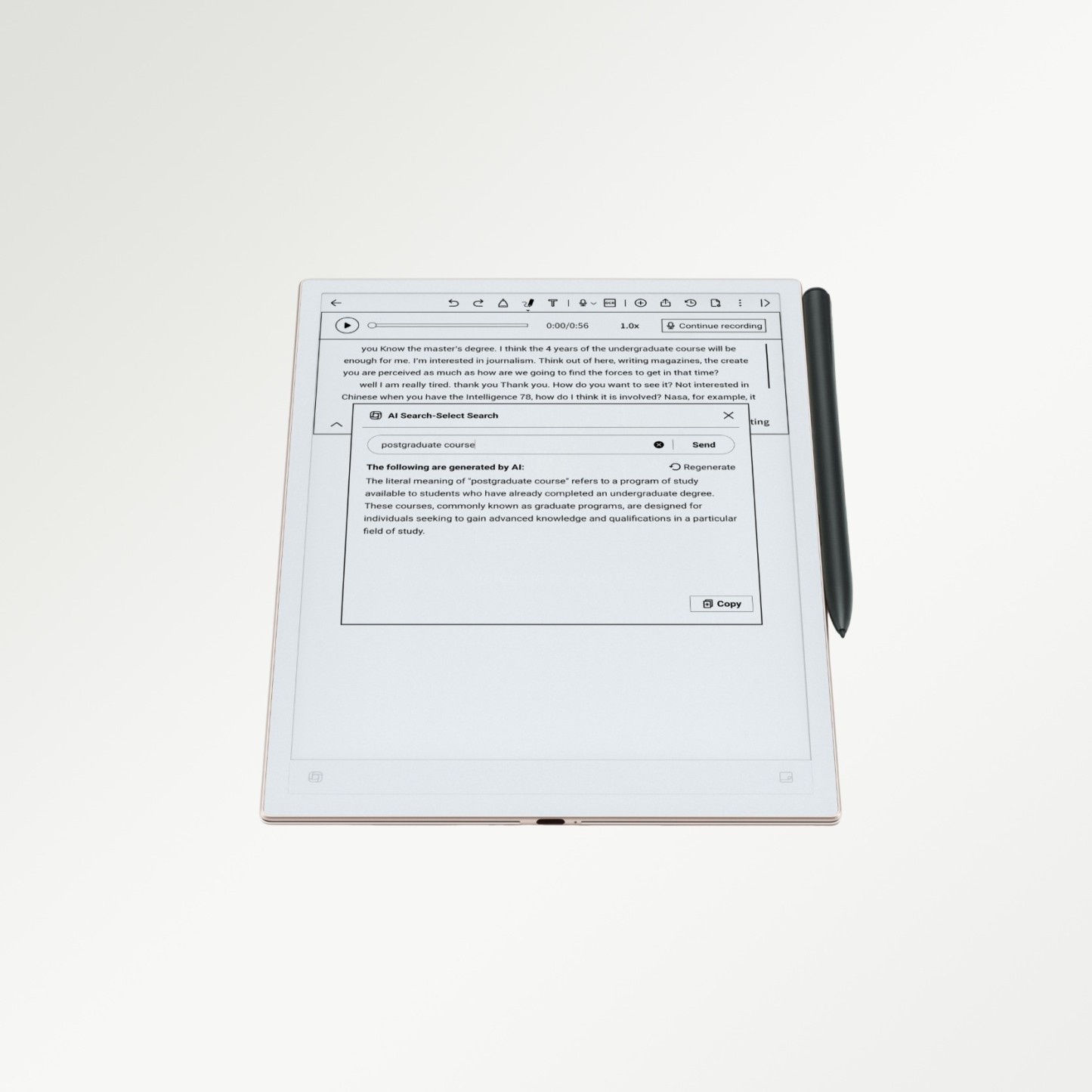 iFLYTEK AINOTE 2, The World's First GPT-5-Powered Paper Tablet