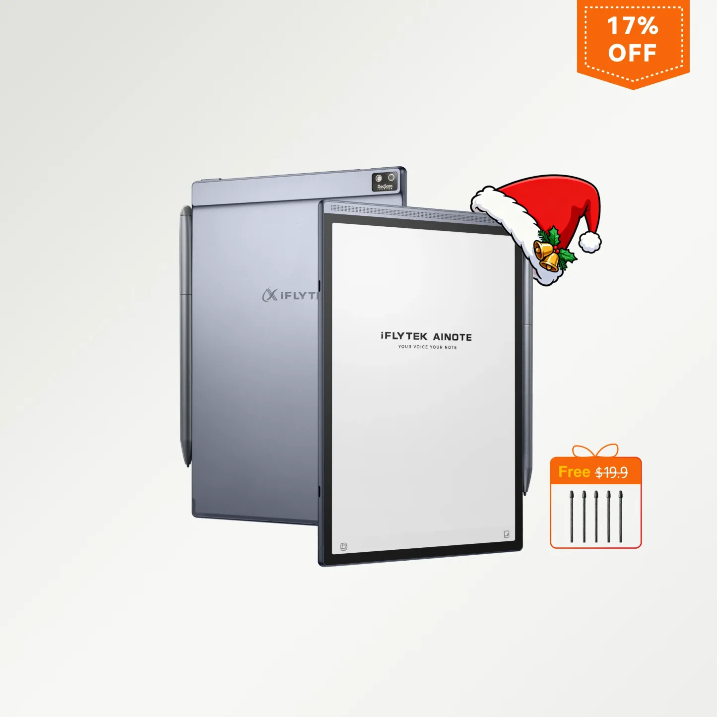 iFLYTEK AINOTE Air 2 - All in One Smart E Ink Digital Paper Tablet