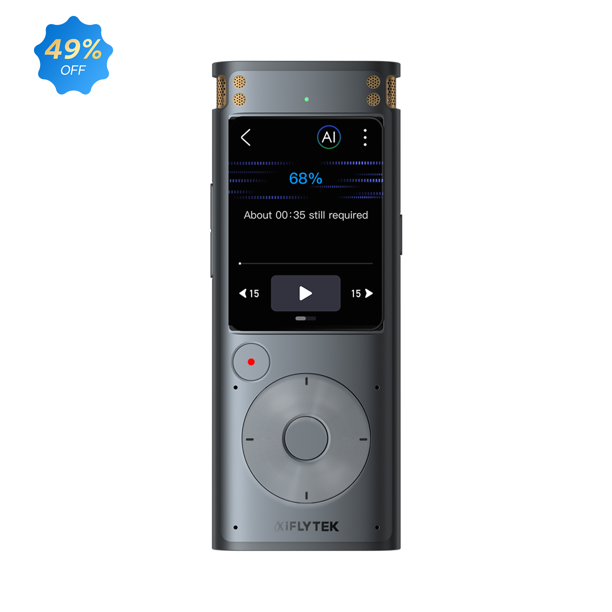 iFLYTEK Smart Recorder, Support Offline Voice Transcription in Real Time