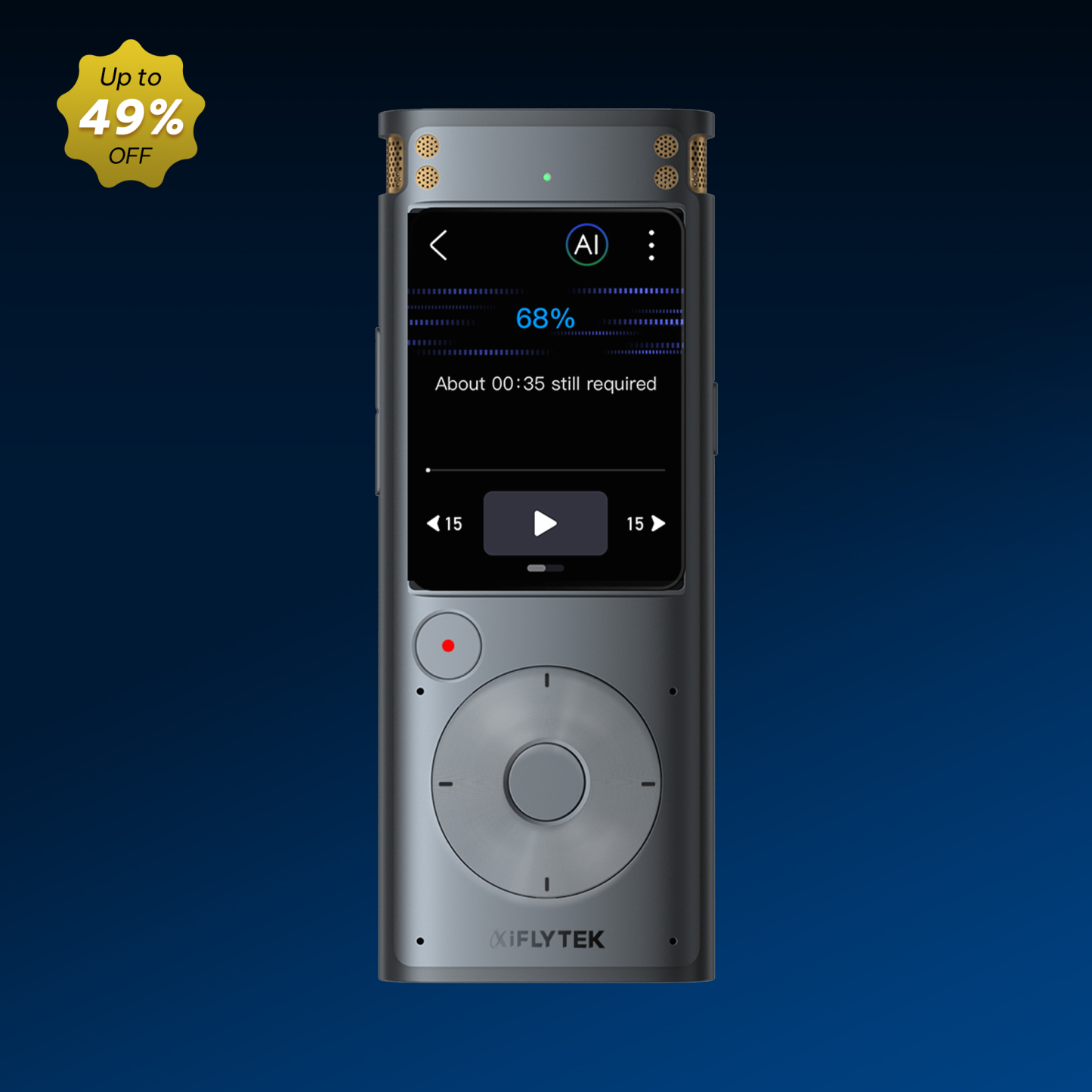 iFLYTEK Smart Recorder, Support Offline Voice Transcription in Real Time