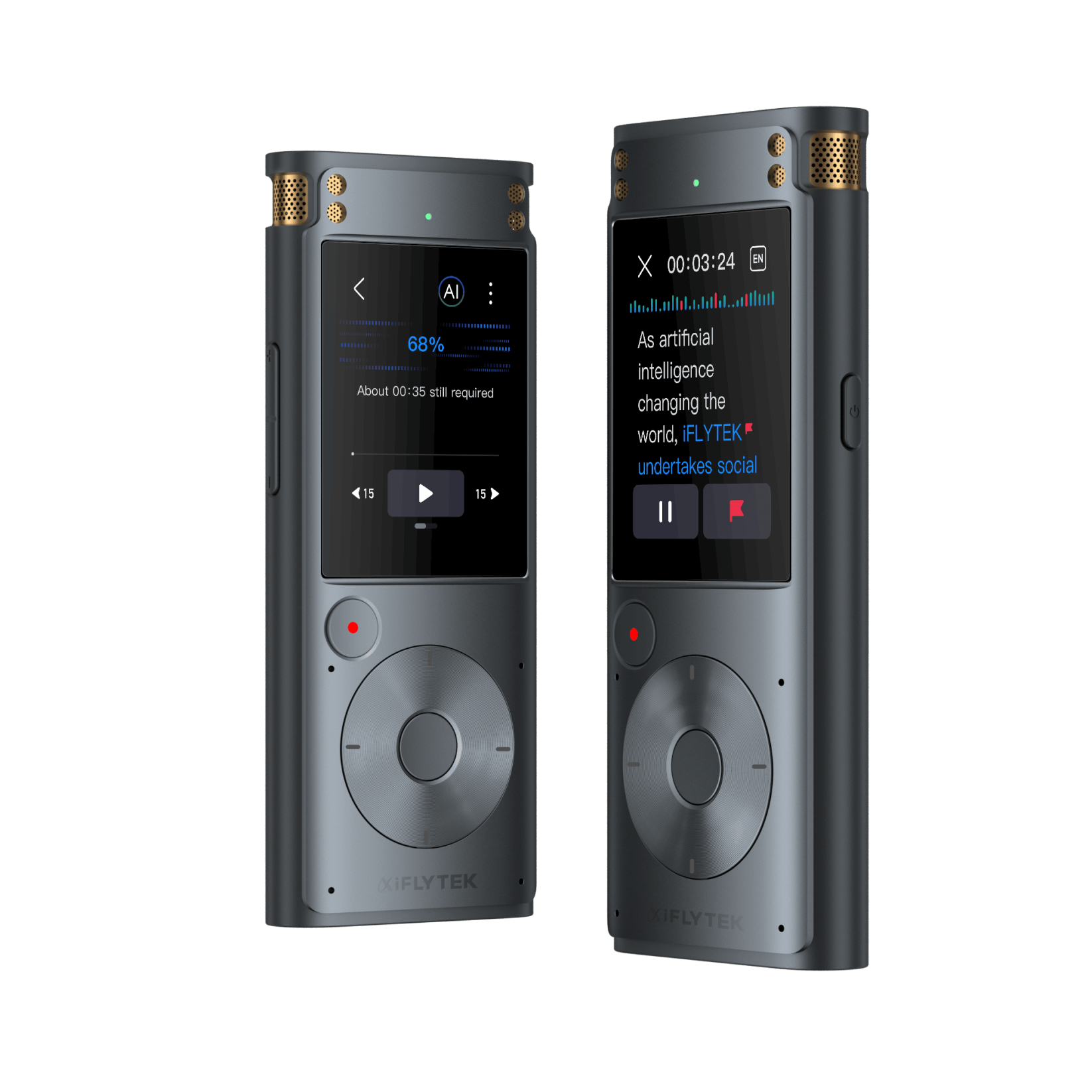 iFLYTEK Smart Recorders Supports Speech to Text Transcription