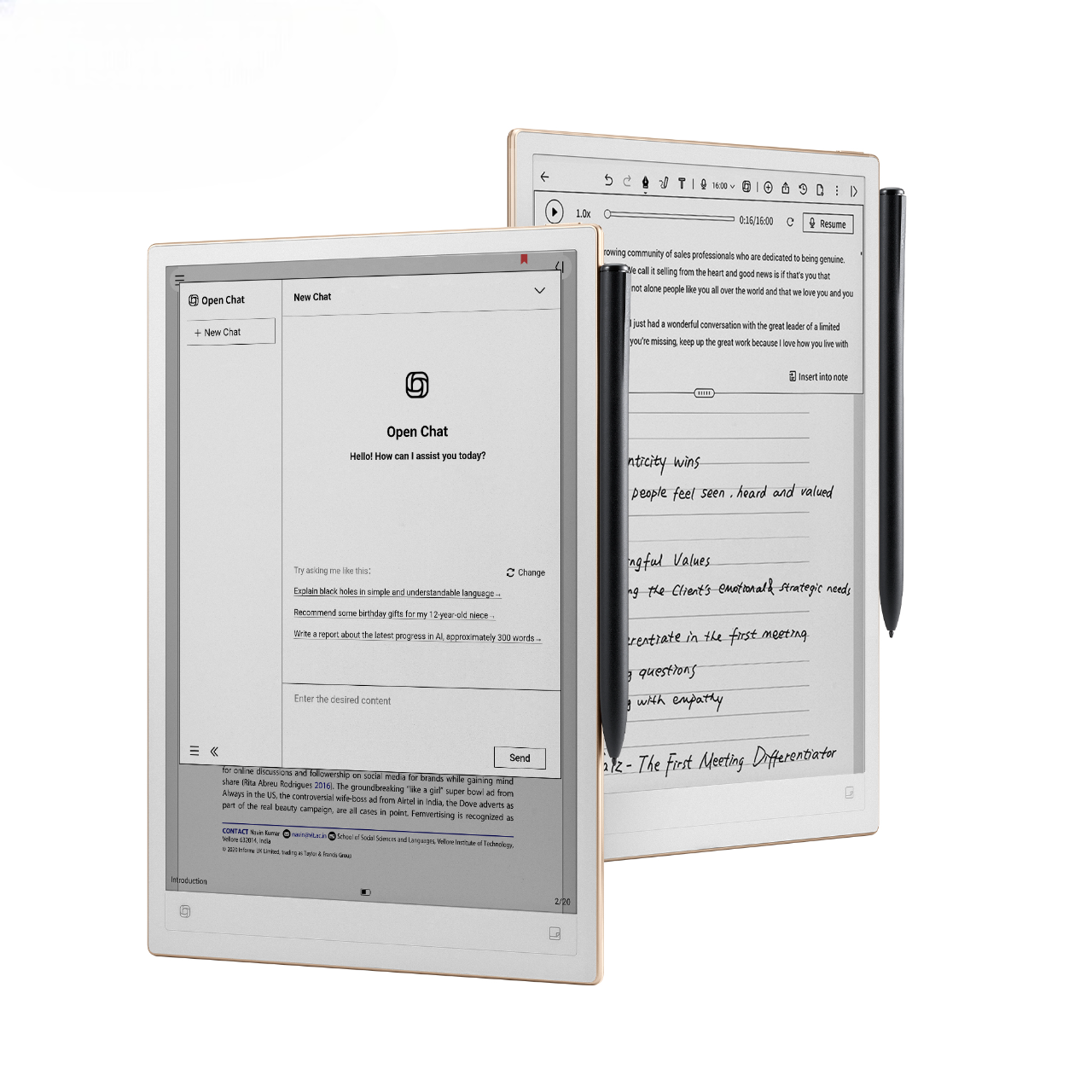 iFLYTEK AINOTE 2, The World's First LLM-Powered Paper Tablet