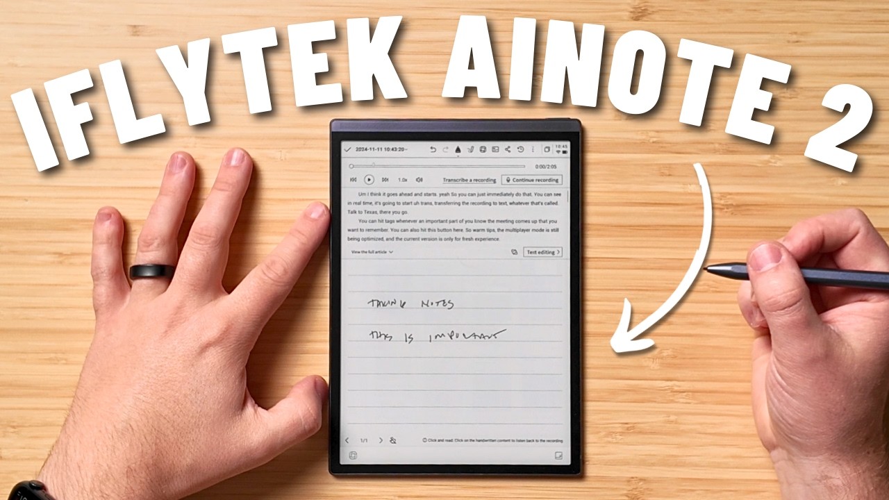 AINOTE Air 2 Portable AI E Ink Note Tablet | iFLYTEK – iFLYTEK Global