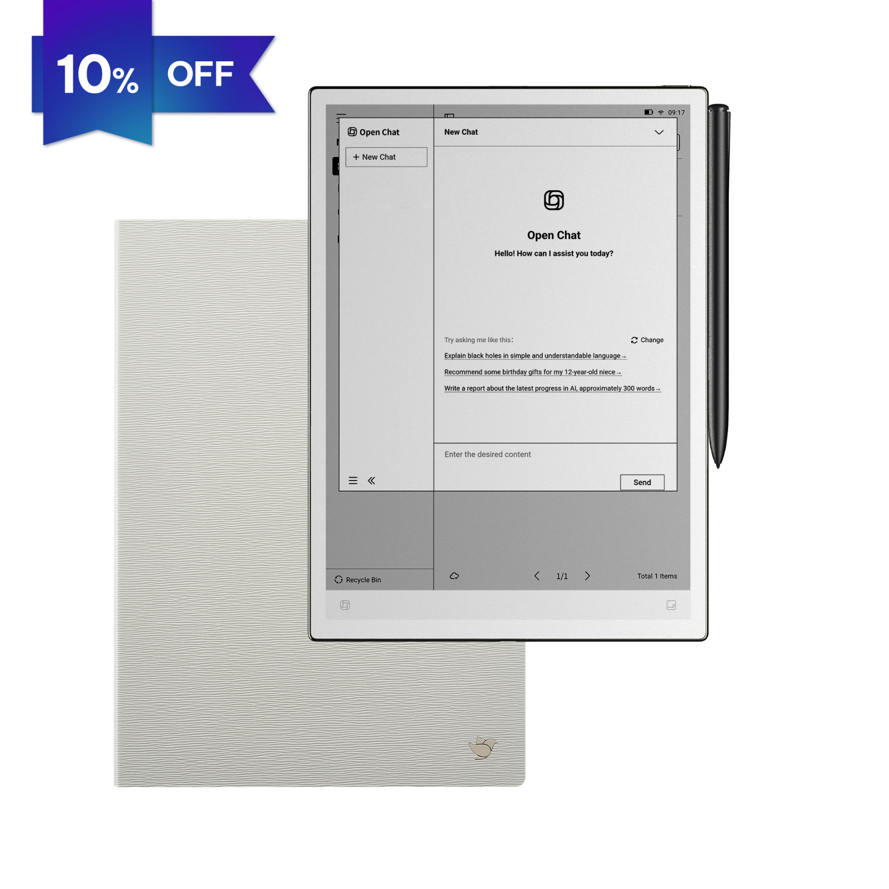 iFLYTEK AINOTE 2, The World's First GPT-5-Powered Paper Tablet
