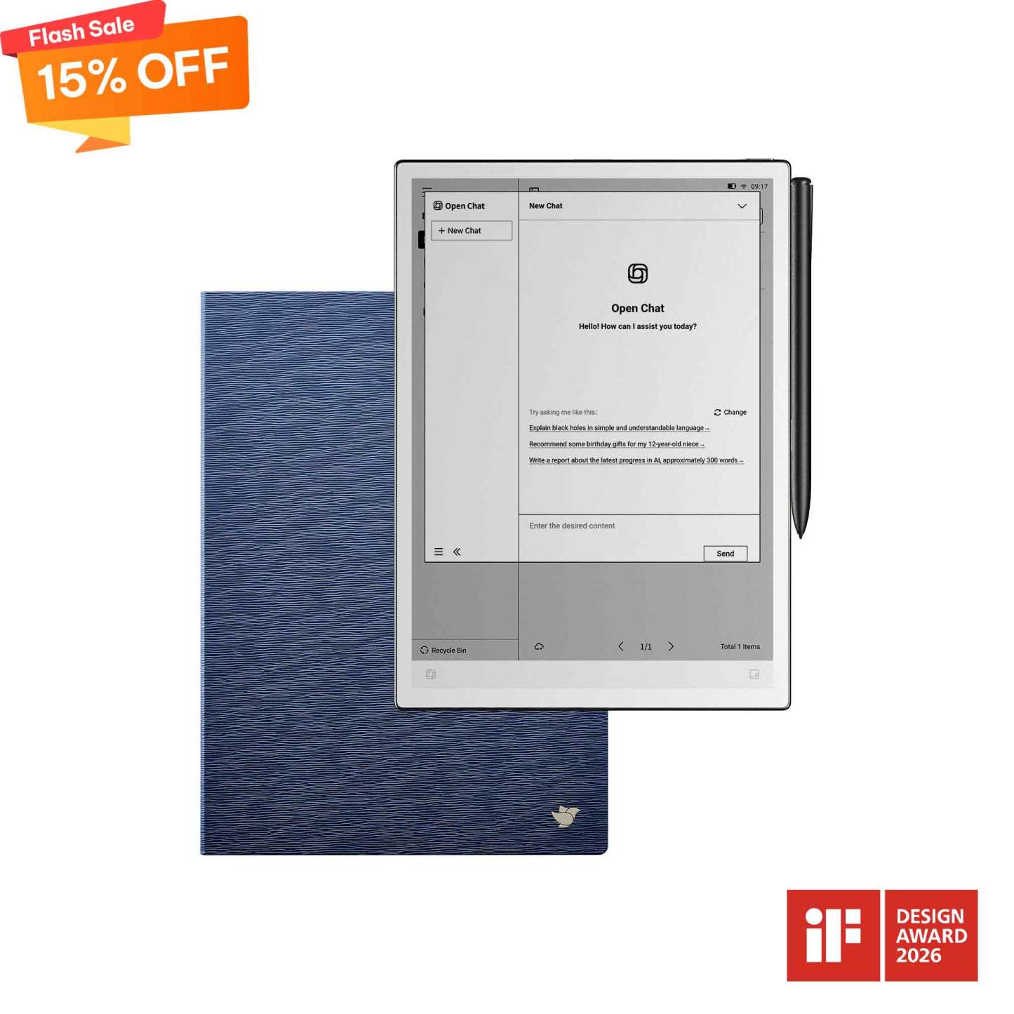 iFLYTEK AINOTE 2, The World's First LLM-Powered Paper Tablet