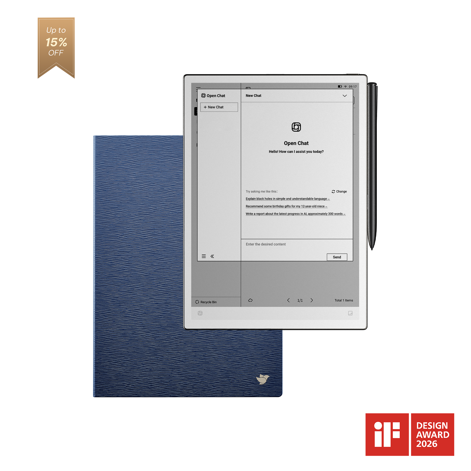 iFLYTEK AINOTE 2, The World's First LLM-Powered Paper Tablet