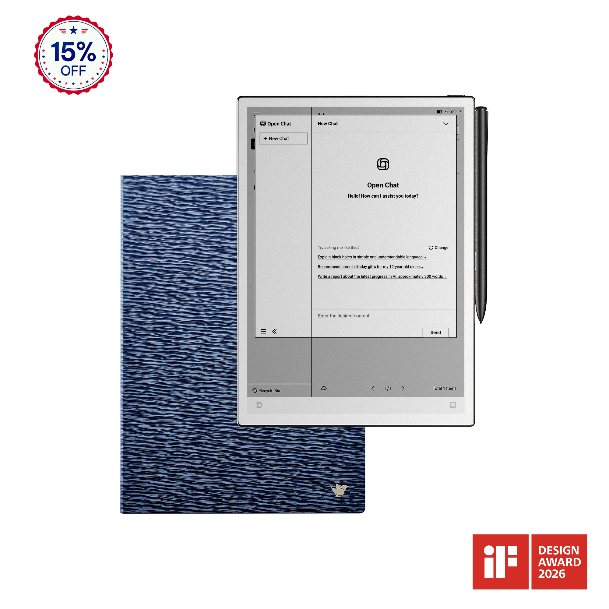 iFLYTEK AINOTE 2, The World's First LLM-Powered Paper Tablet