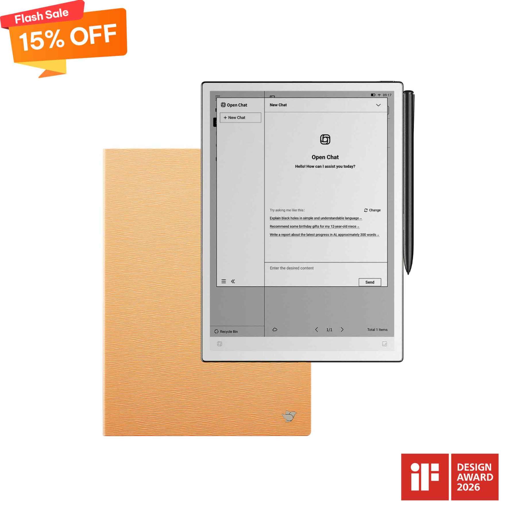 iFLYTEK AINOTE 2, The World's First LLM-Powered Paper Tablet