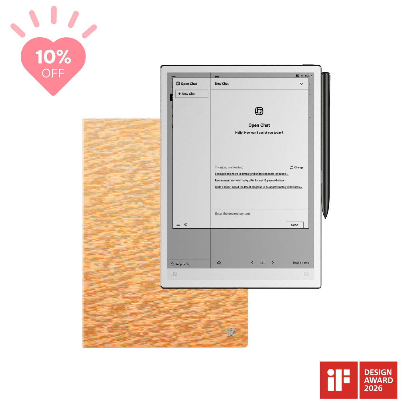 iFLYTEK AINOTE 2, The World's First LLM-Powered Paper Tablet