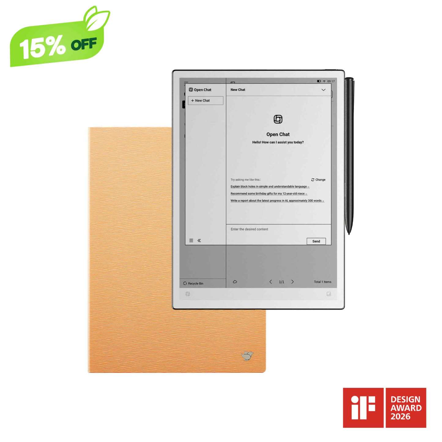 iFLYTEK AINOTE 2, The World's First LLM-Powered Paper Tablet