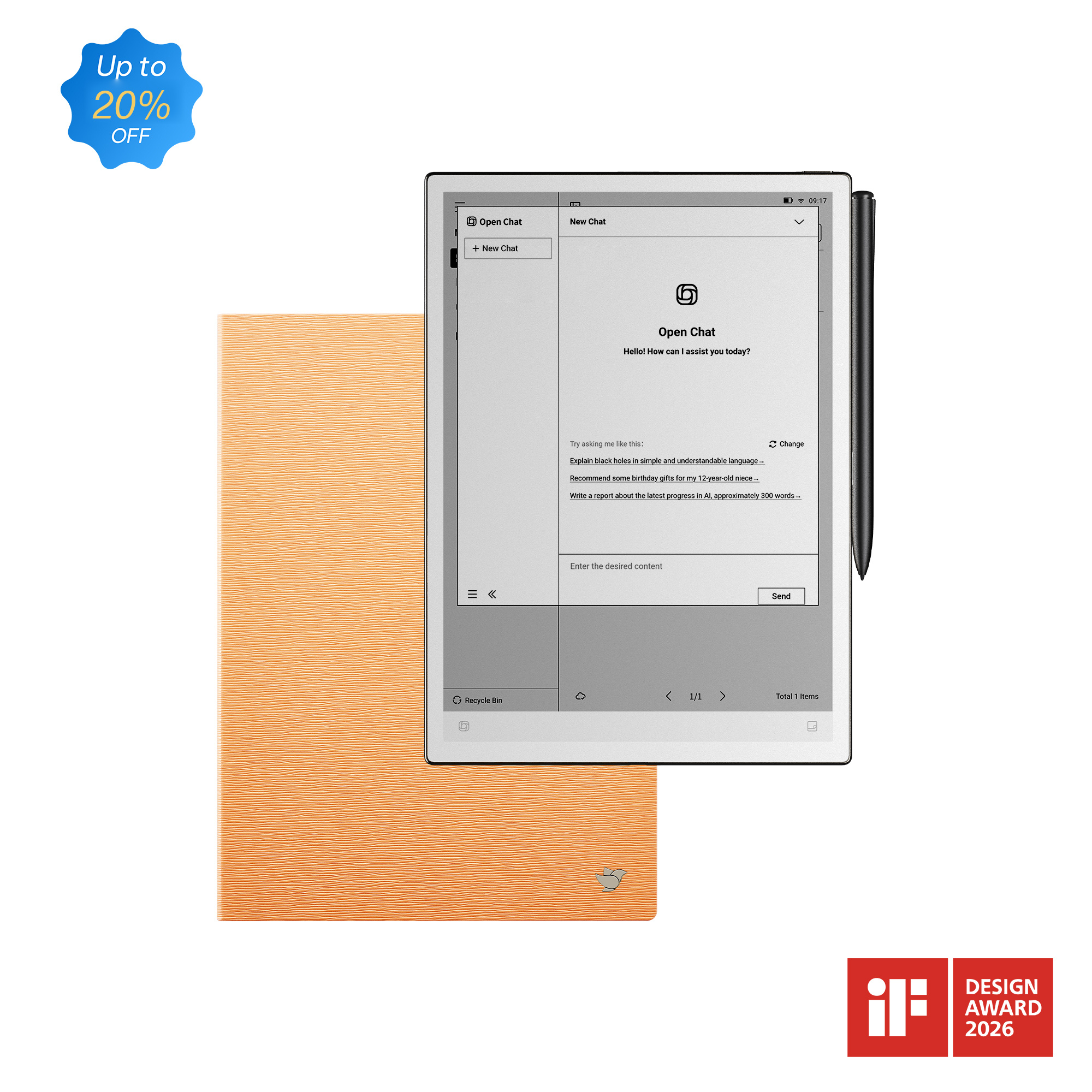 iFLYTEK AINOTE 2, The World's First LLM-Powered Paper Tablet