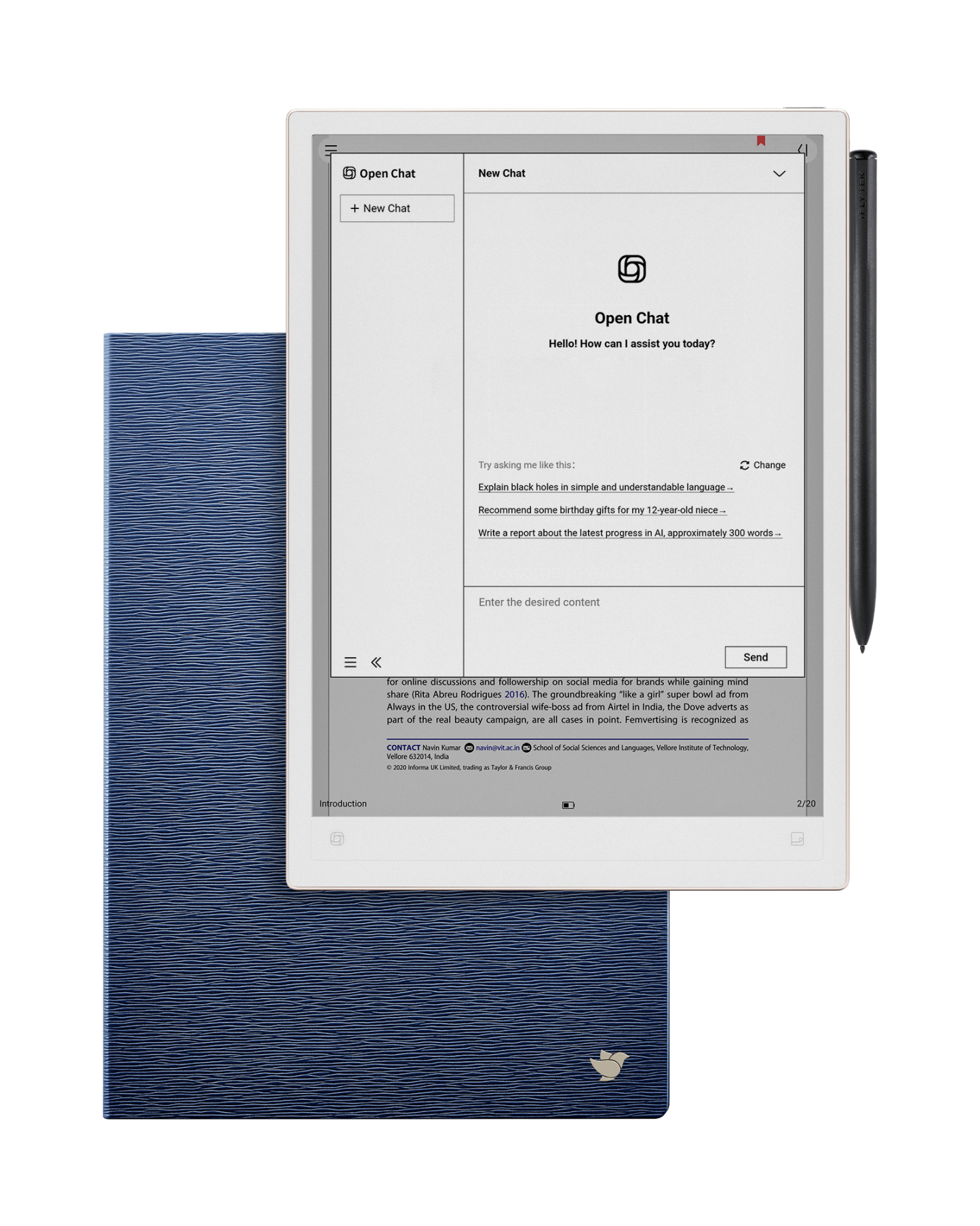 iFLYTEK AINOTE 2, The World's First GPT-5-Powered Paper Tablet
