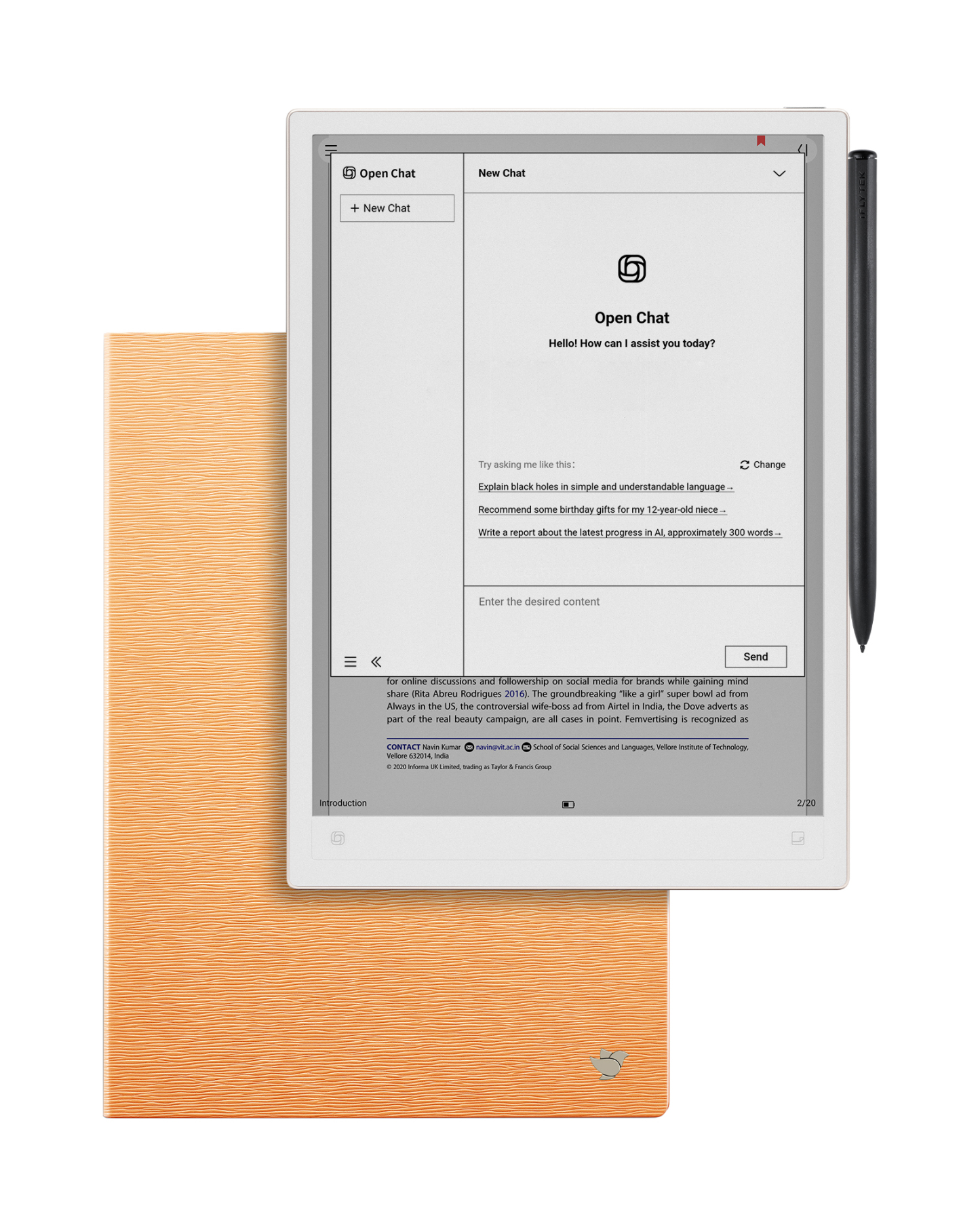 iFLYTEK AINOTE 2, The World's First GPT-5-Powered Paper Tablet