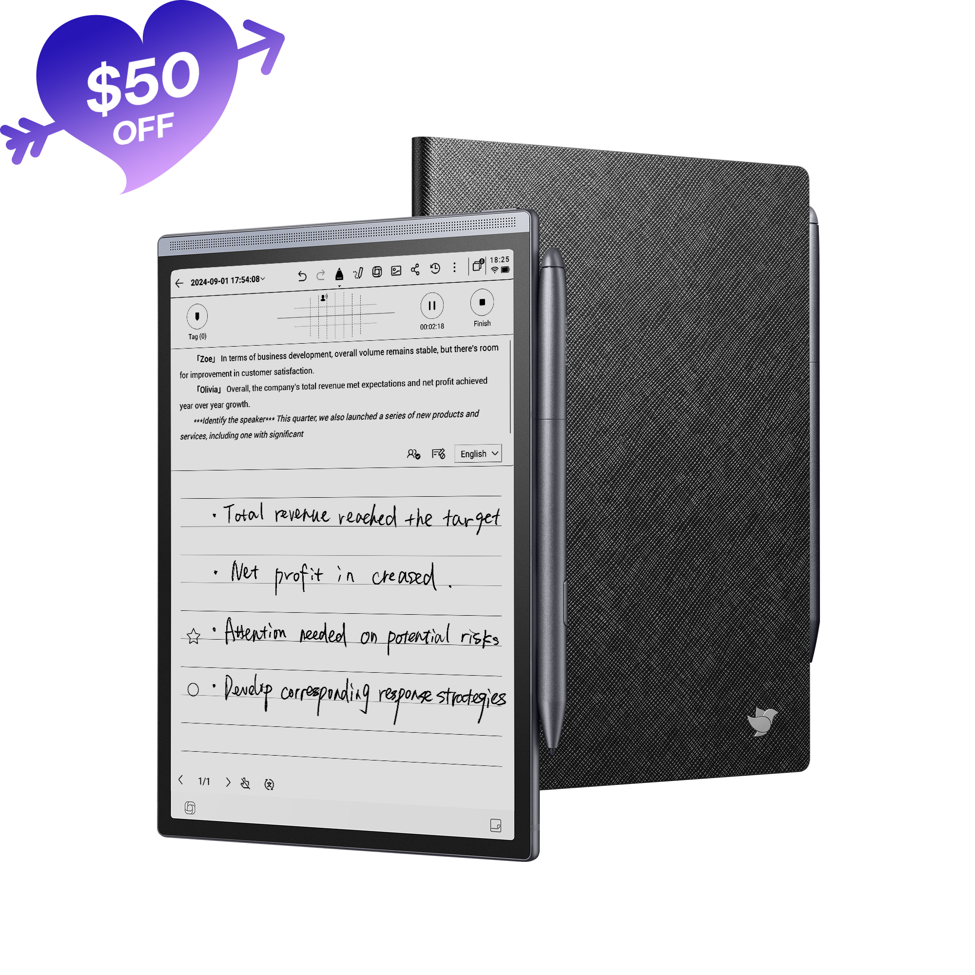 液タブ・ペンタブ iflytek airnote 2 iFLYTEK AINOTE Air 2 - All in One Smart E Ink Digital Paper Tablet