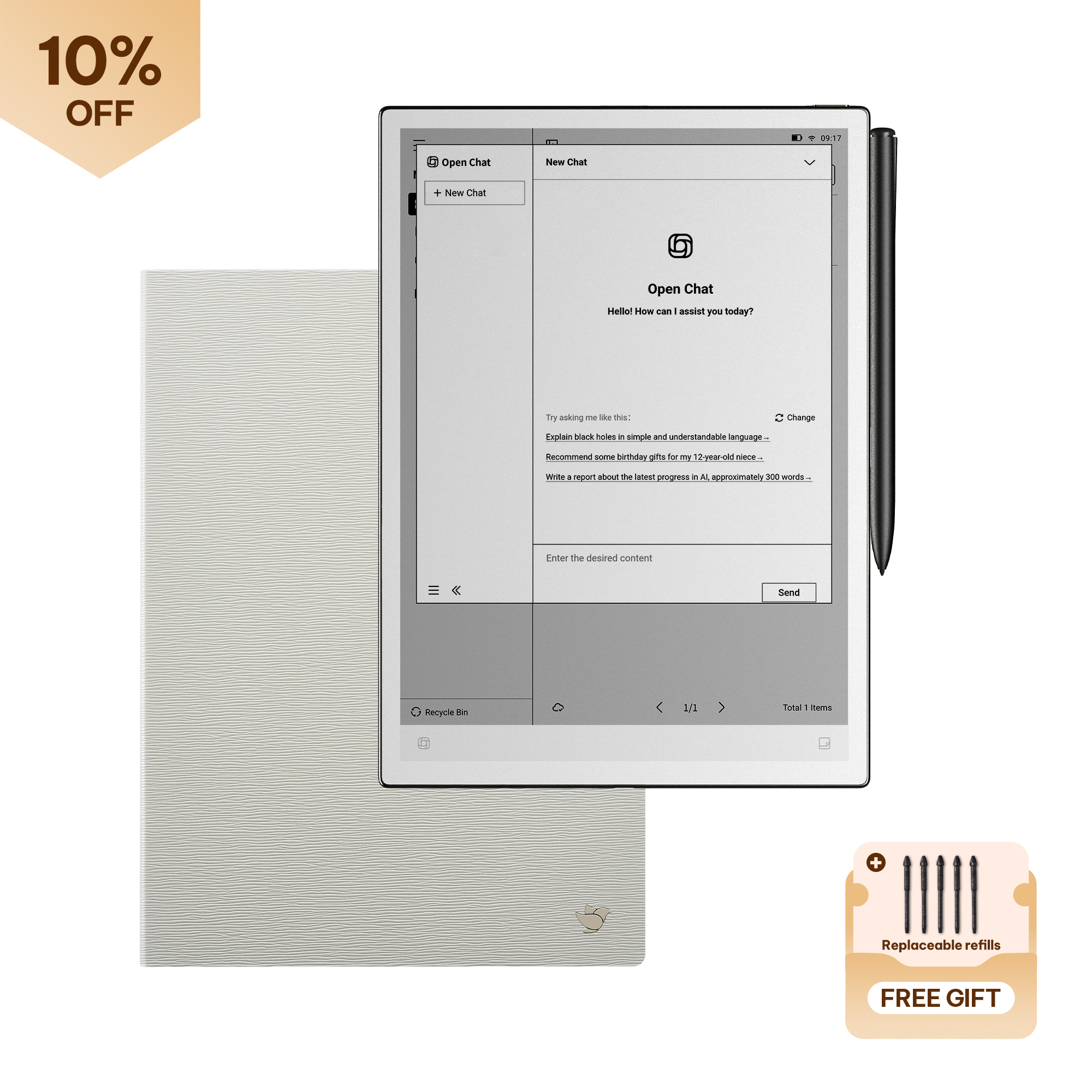 iFLYTEK AINOTE 2, The World's First GPT-5-Powered Paper Tablet