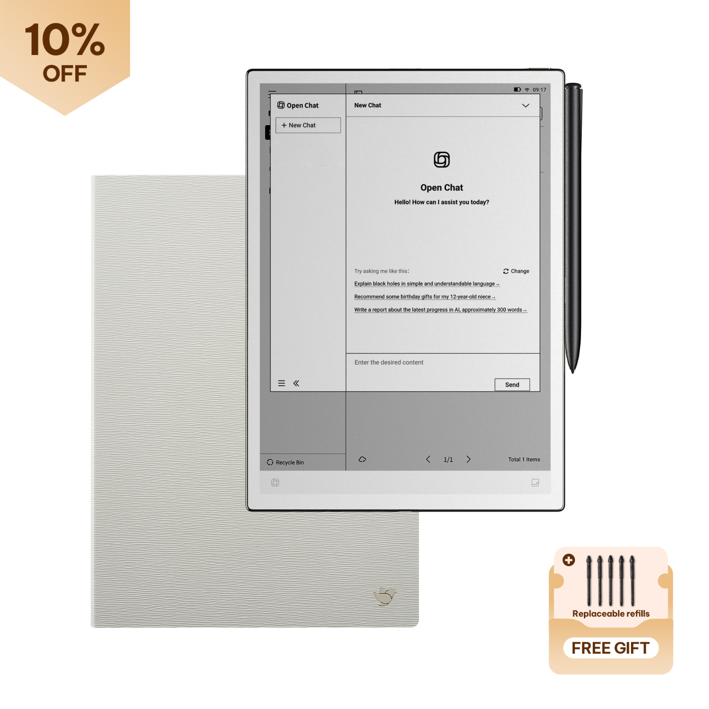 iFLYTEK AINOTE 2, The World's First GPT-5-Powered Paper Tablet